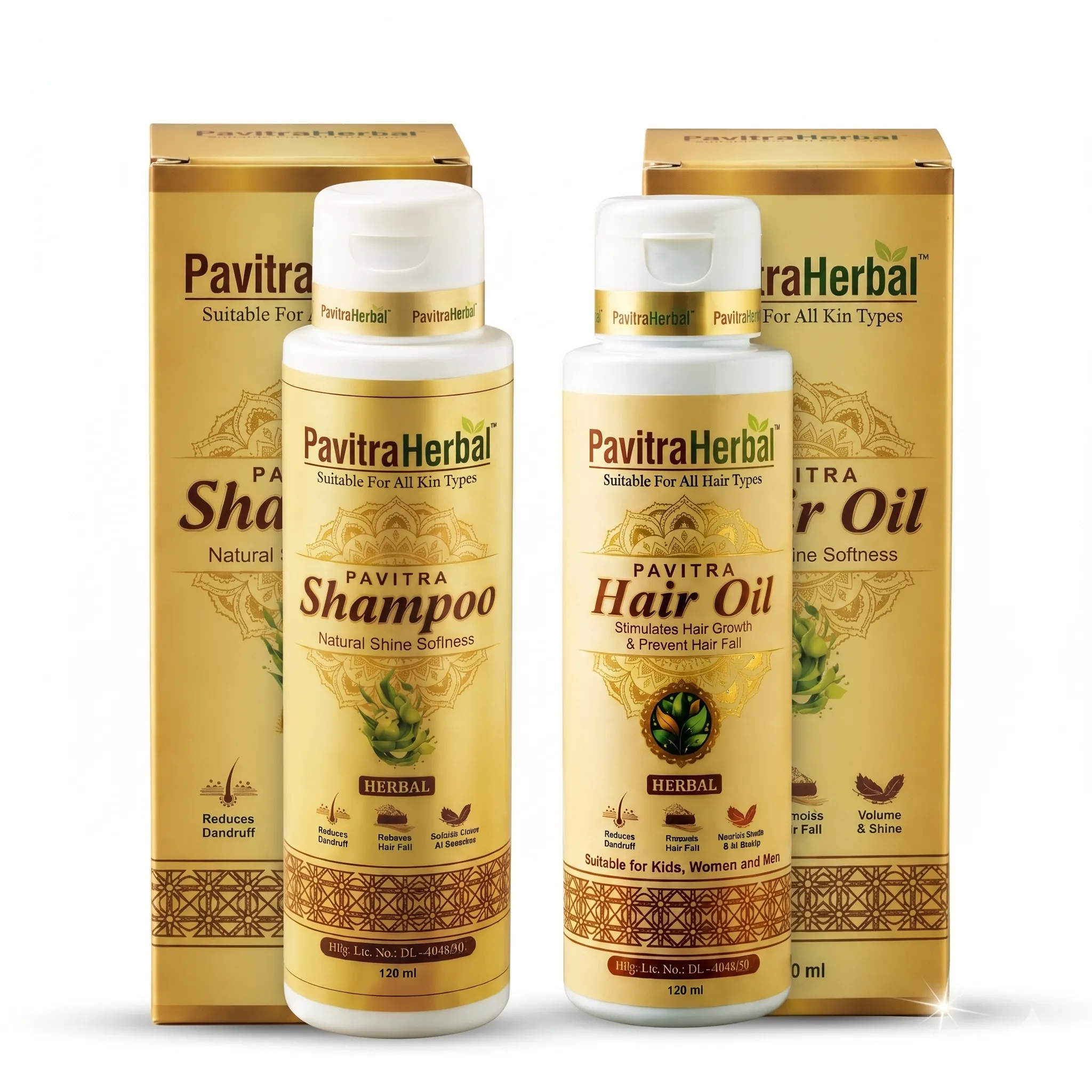 Pavitra Hair Oil & Shampoo Combo