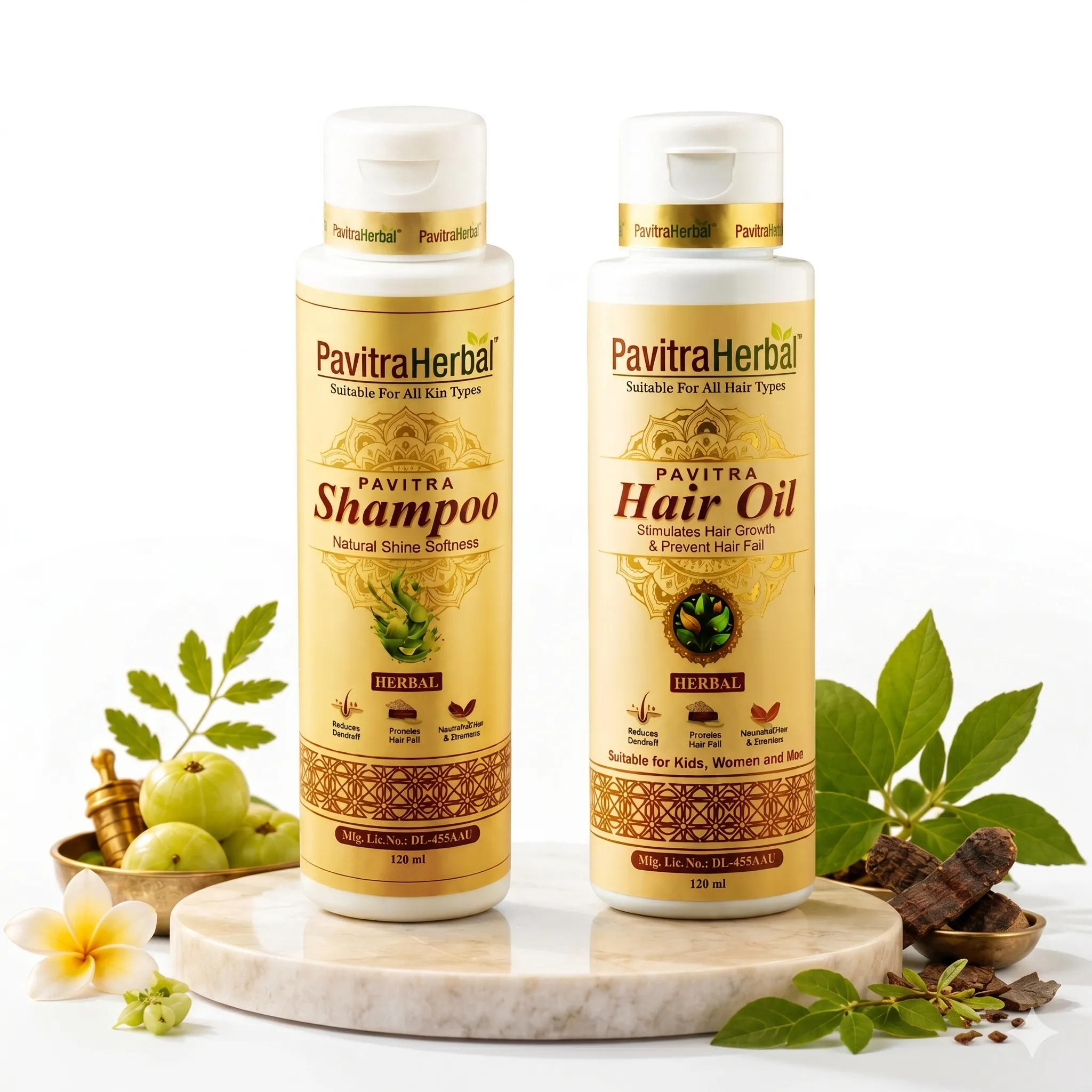 Pavitra Hair Shampoo & Oil Combo